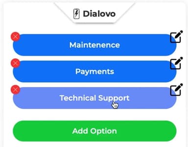Create your company menu